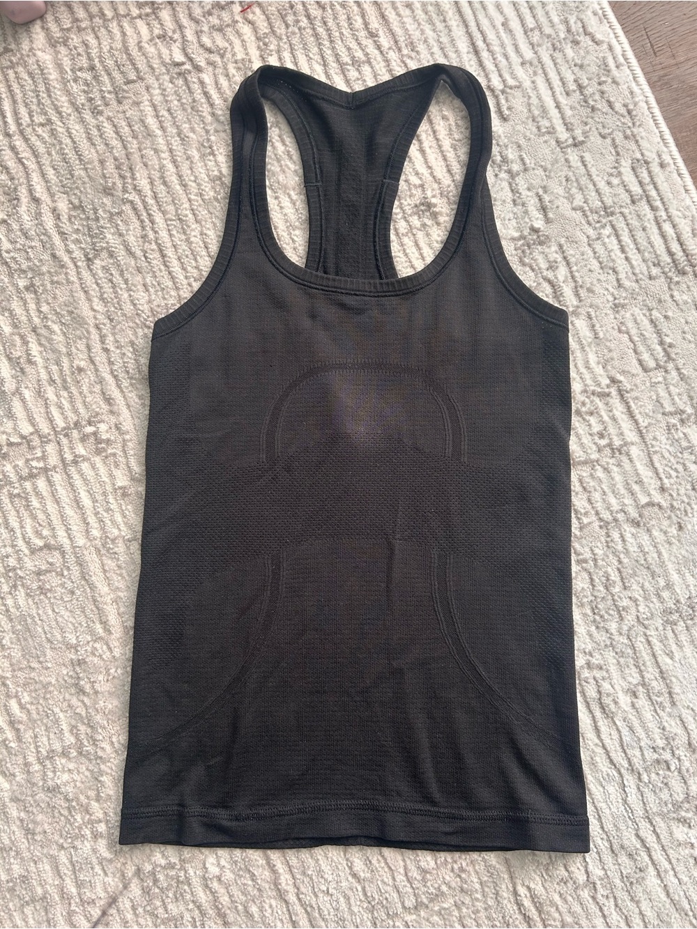 Lululemon Black Racerback Athletic Tank Top
